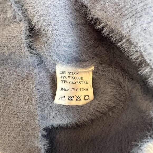 Amaryllis light blue sweater tank. Like new. Size Small - Picture 6 of 6